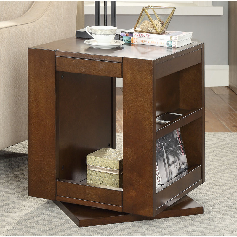 Red Barrel Studio® Arlette Swivel End Table Wayfair